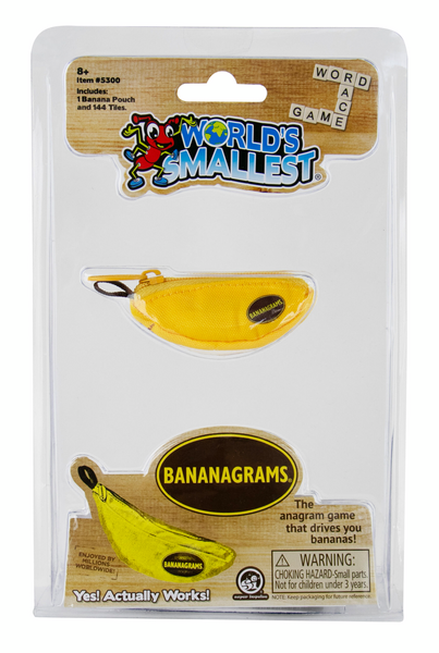 WORLDS SMALLEST BANANAGRAMS