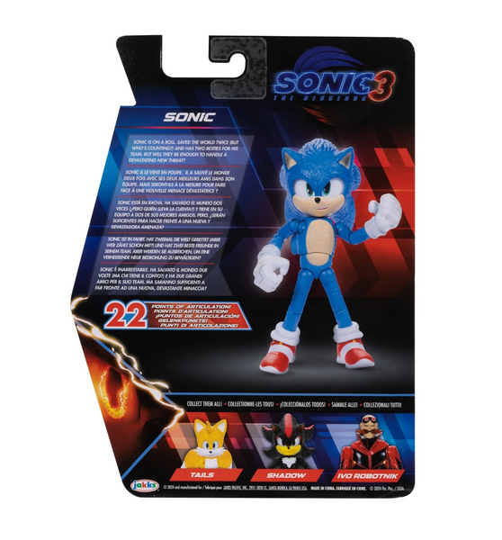 Sonic The Hedgehog 3 5inch Figures Assorted