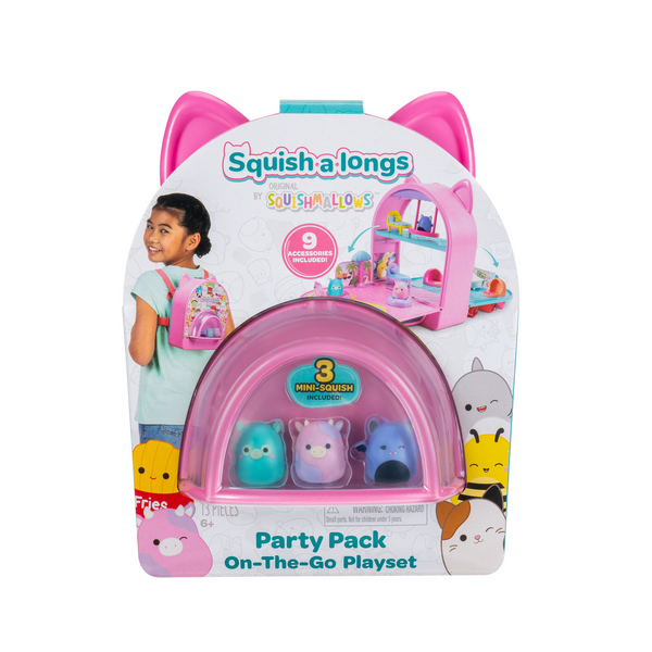 Squish-a-longs Party Pack On-the-Go Playset – Series 1