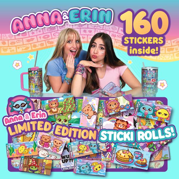 Sticki Rolls Anna & Erin Bracelet 2 Pack 