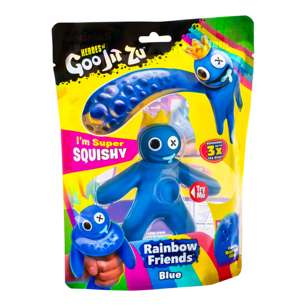 Heroes of Goo Jit Zu Goo Rainbow Friends Blue and Green Squishy