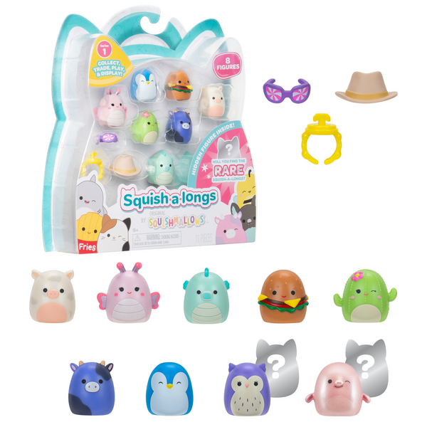 Squish-a-longs 8 Pack - Series 1 Assortment