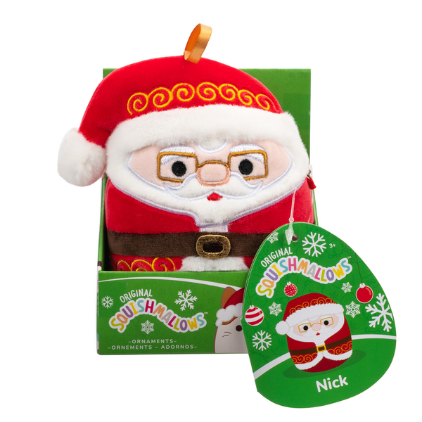 Squishmallows Original 4-Inch Christmas Ornaments Assorted