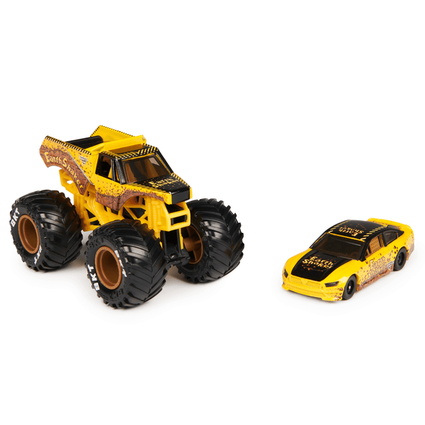 Monster Jam 1:64 Truck and Race Car