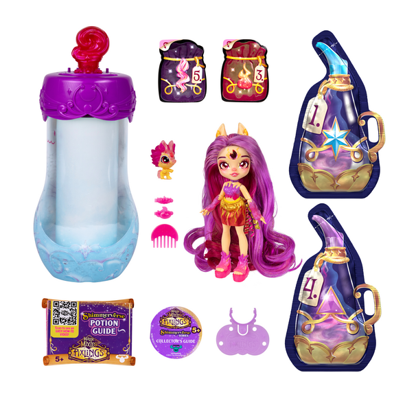 Magic Mixies Pixlings S2 Galaxy Hair Doll Single Pack