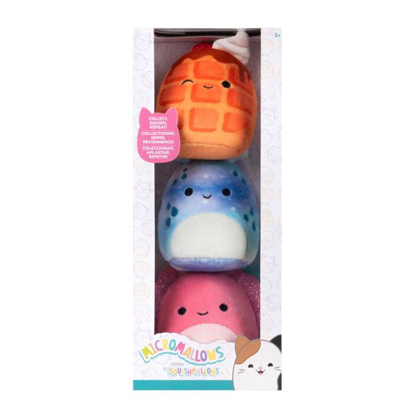 Squishmallows Original Micromallows Plush 3-Pack Assortment