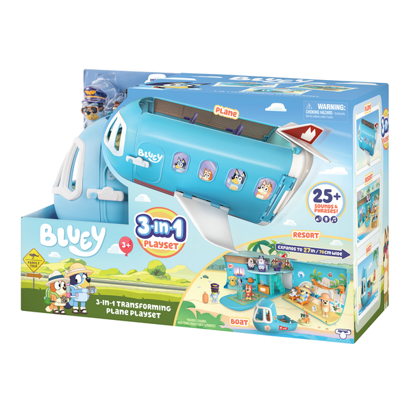 Bluey S11 3-in-1 Airplane Playset