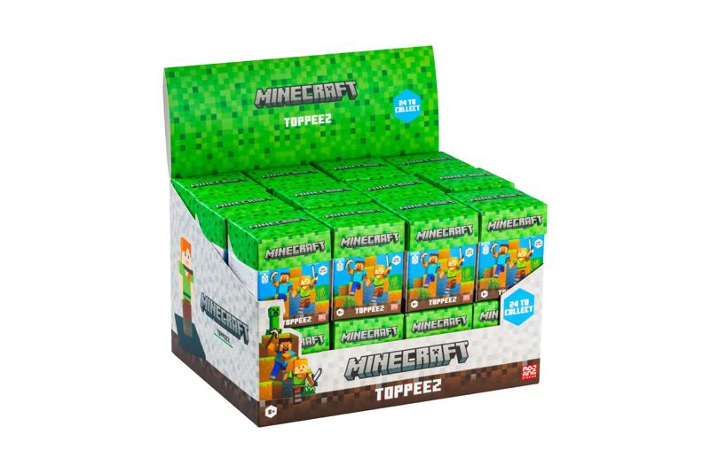 Minecraft 3D Toppeez in Blind Box Assorted