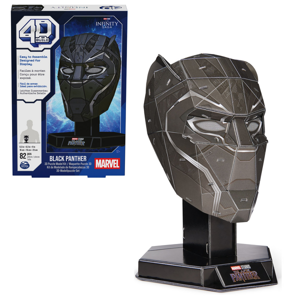 4D Build Marvel Mask 3D Puzzle Model Kit Assorted