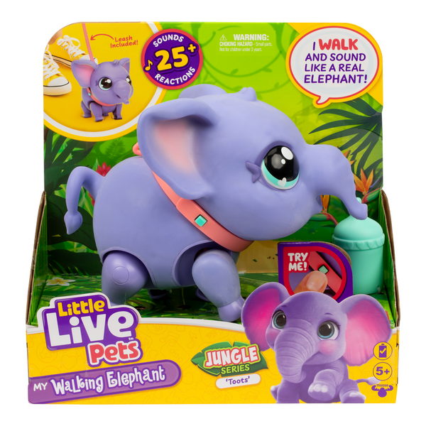 Little Live Pets My Walking Elephant - Jungle Series Toots