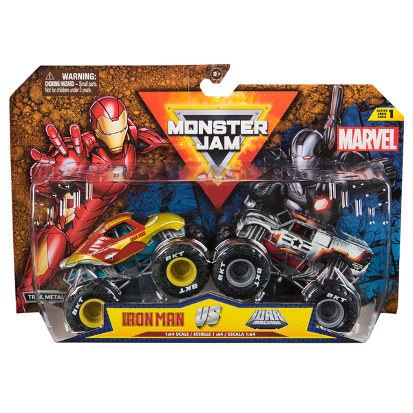 Monster Jam 1:64 Marvel 2 Pack