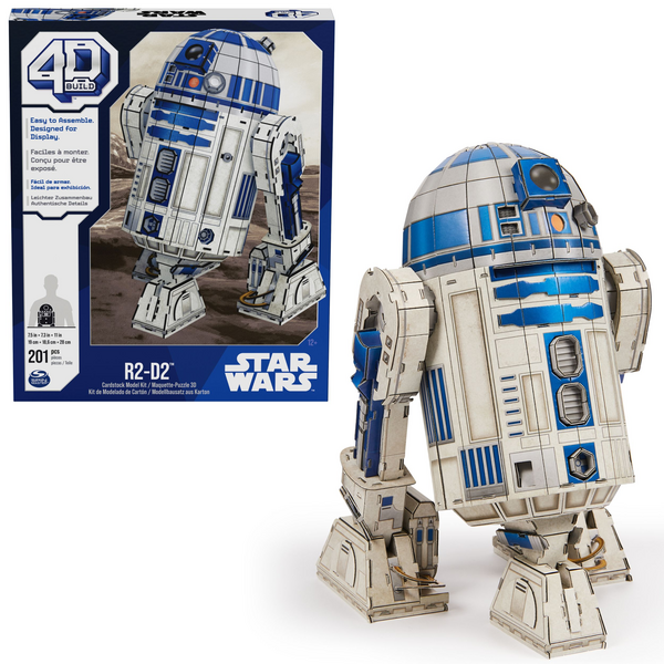 4D Build Star Wars R2-D2 Cardstock Model Kit 