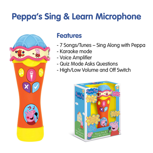 Peppa Pig’s Sing & Learn Microphone