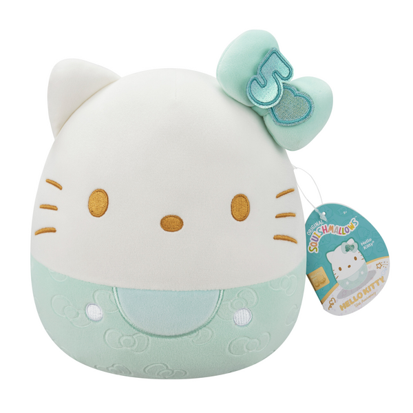 Squishmallows Original Sanrio 8-Inch 50th Anniversary Embossed Hello Kitty Assorted