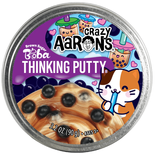 Crazy Aaarons Brown Sugar Boba Thinking Putty&nbsp;