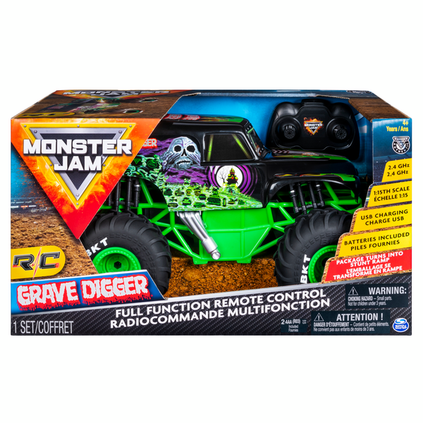 Monster Jam 1:15 Remote Control Grave Digger Truck