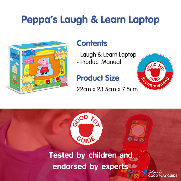 Peppa Pig’s Laugh & Learn Laptop