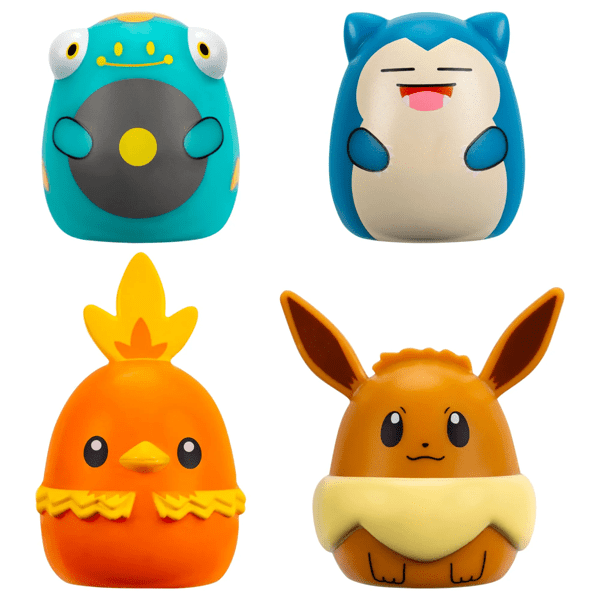 Squish-a-longs Pokémon Mini-Squish 4-Pack