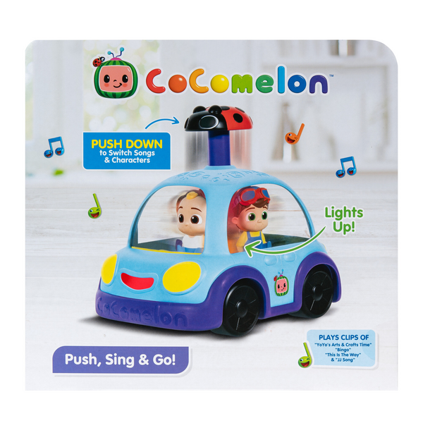 CoComelon Push ‘n Sing Family Car 