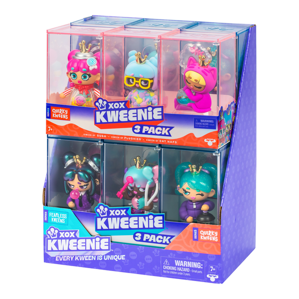 XOX Kweenies 3 Pack CDU 