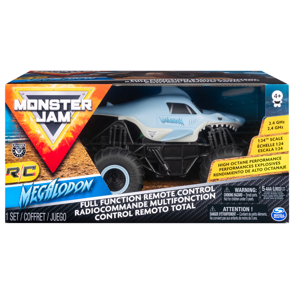 Monster Jam 1:24 Remote Control Megalodon Truck