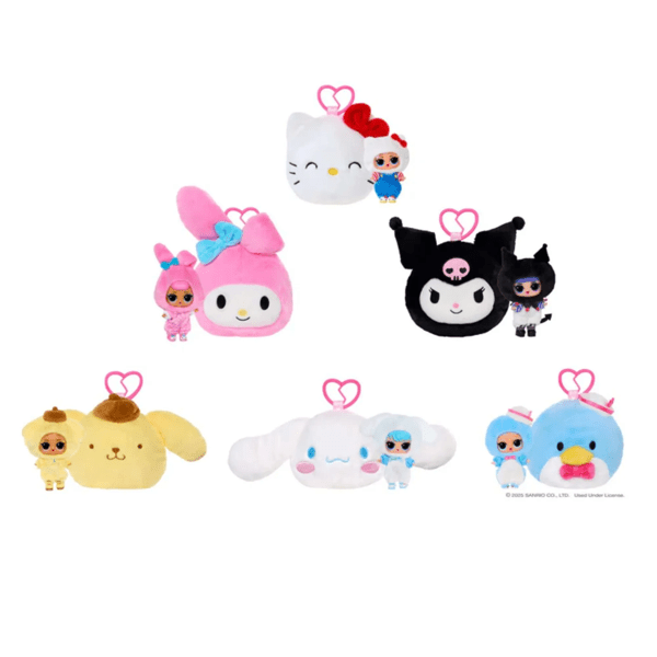 L.O.L. Surprise! Loves Hello Kitty Reversible Plush