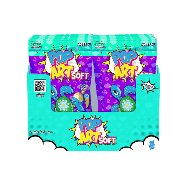 POP Art Soft Turtle Mystery Mini Fuchsia Series